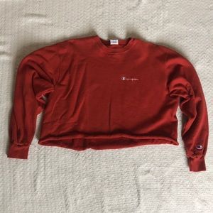 Vintage Cropped Champion Crewneck